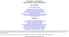 Desktop Screenshot of contradancelinks.com